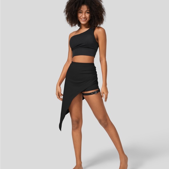 Halara Asymmetrical Black Skirt - Picture 5 of 6